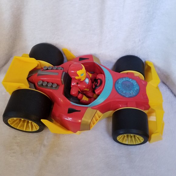 2018 Hasbro Unisex Iron Man Action Figure with Car - Picture 1 of 6